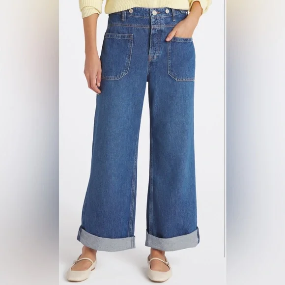 Free People We the Free Palmer Cuffed Jeans - Picture 3 of 6